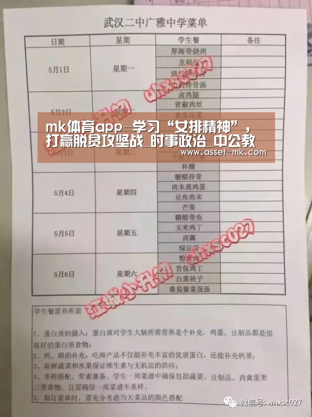 mk体育app-学习“女排精神”,打赢脱贫攻坚战_时事政治_中公教育网(图2) mk体育app